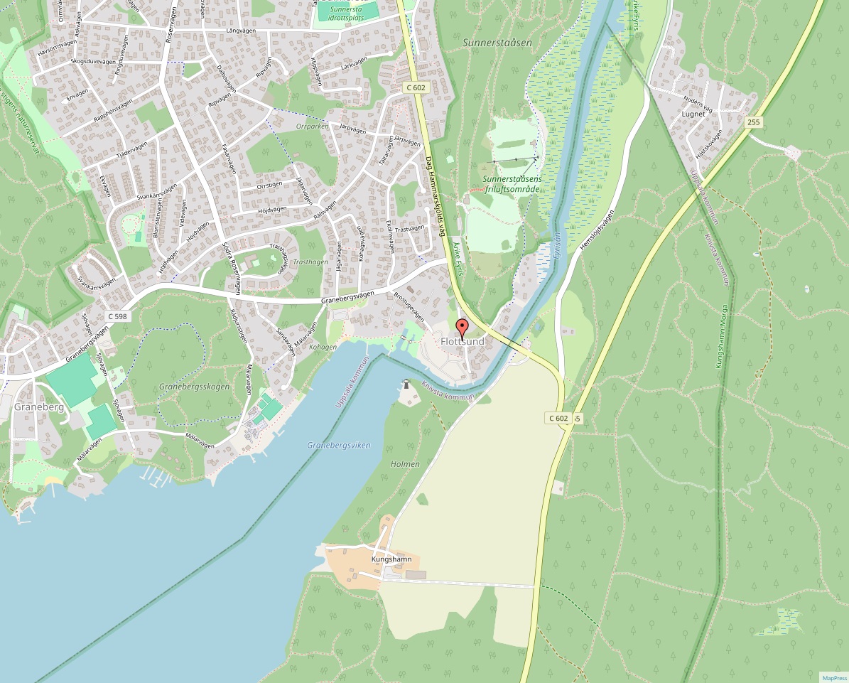 Flottsund Karta